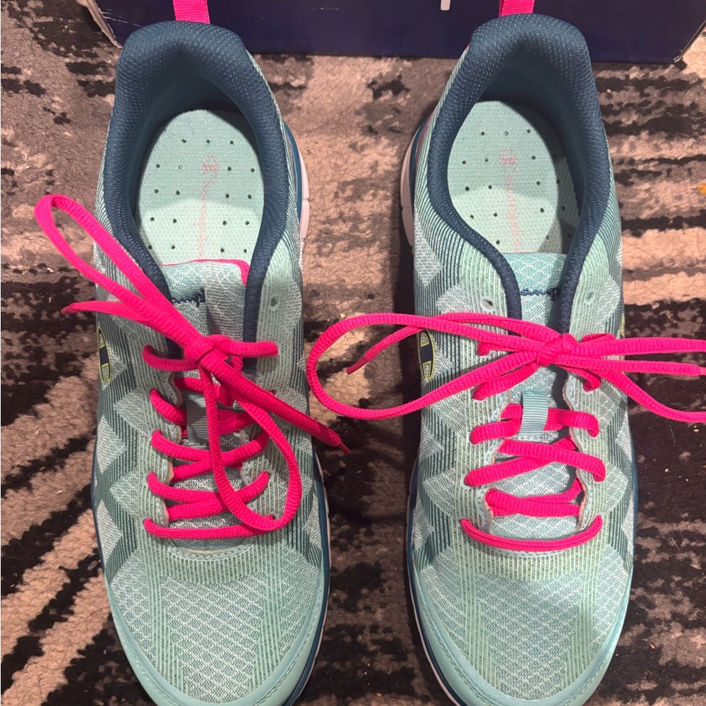 Women's Champion Athletic Shoes with Pink Accents